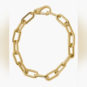 Eliou Miller Gold Chain Paper Clip Necklace Brand New